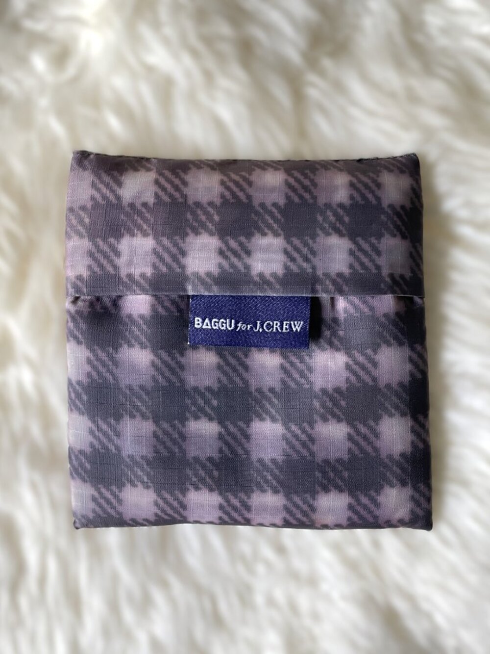NWOT Standard Baggu - Plaid by J. Crew